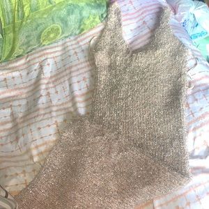 Champagne color dress